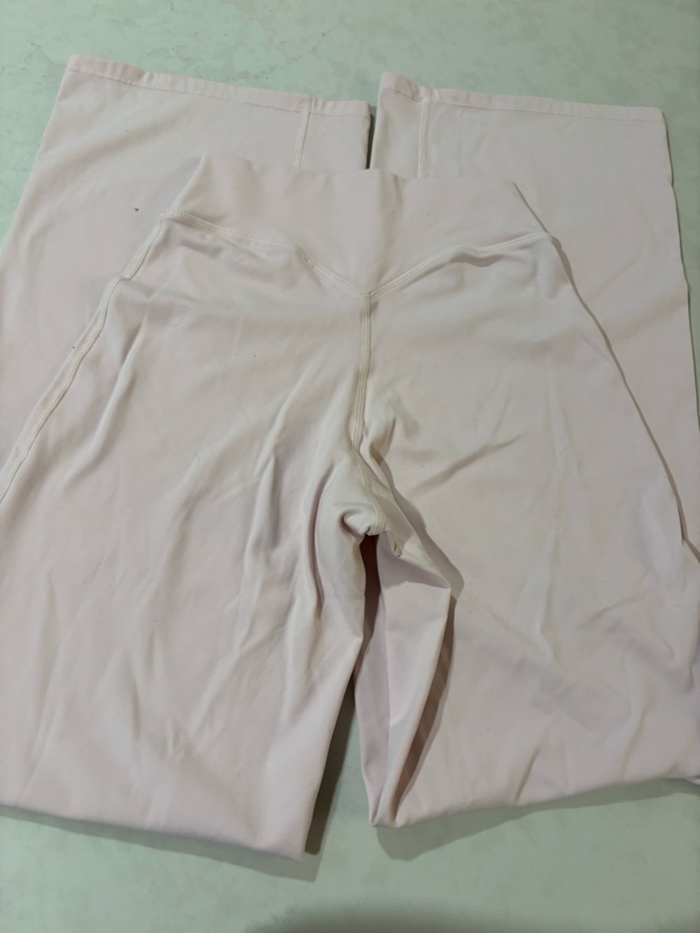 Women's High-Waist Leggings in Light Blush
